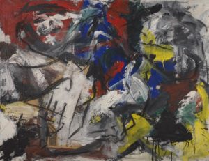 Emilio Vedova, Ciclo 61-62, 1962, olio su tela, Collezione privata