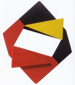 Gino Luggi, TL-S, 2000, acrilico su legno, 45x35,5 cm