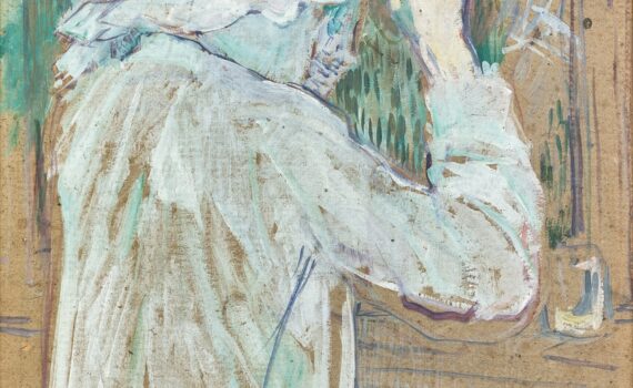 Henri-de-Toulouse-Lautrec-Femme-se-frisant-1890ca-olio-su-cartone-Tolosa-Musee-des-Augustins-©Mairie-de-Toulouse-Musee-des-Augustins-ph-Daniel-Martin