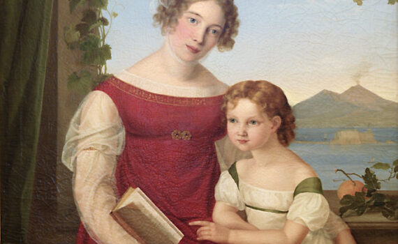 Luise-Seidler-Ritratto-di-Dorothea-Denecke-von-Ramdohr-con-la-figlia-Lilli-1819-olio-su-tela-cm1185x962-Museo-di-Roma-Palazzo-Braschi